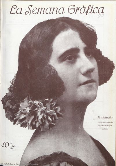 Rosario la Andalucita (Sevilla Gráfica, 2-9-1922).