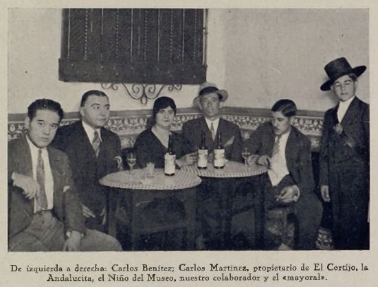 La Andalucita junto al Niño del Museo (España, 29-9-1929)