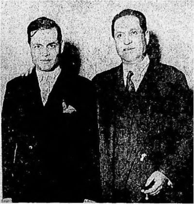 El Chato de Valencia junto al empresario Dámaso Sierra (Crítica, 4-11-1929).