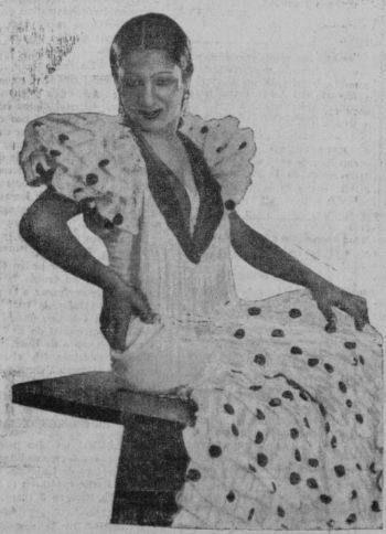 Carmen Amaya (El Adelanto, 8-7-1936).