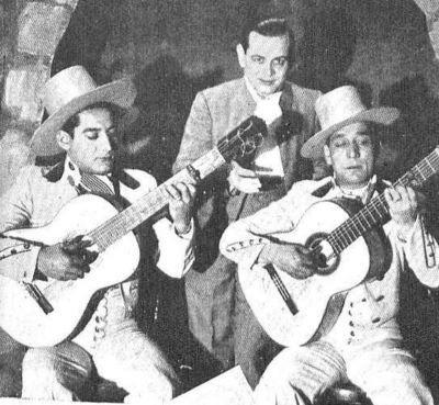 José y Paco Amaya, y el Chato de Valencia (Caras y Caretas, 2-1-1937).