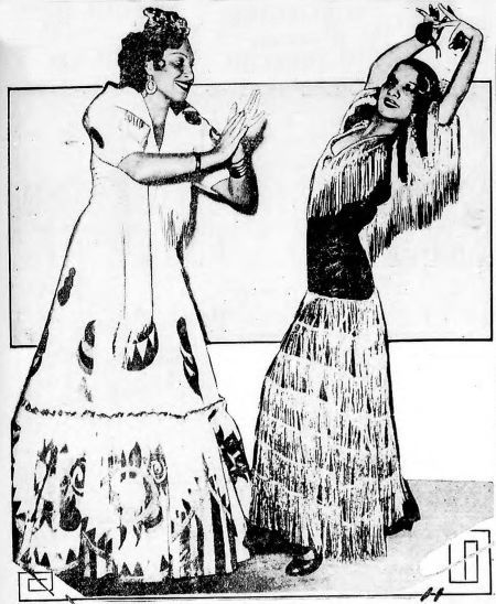 Anita Sevilla le canta a Carmen Amaya (Crítica, 24-1-1937).
