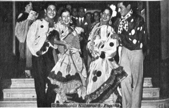 Carmen Amaya y Los Chavalillos Sevillanos (Caras y Caretas, 27-2-1937).