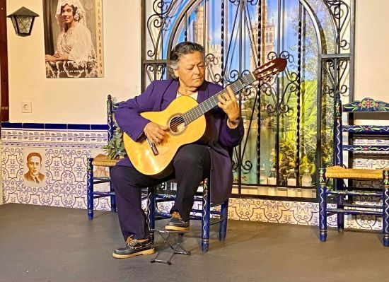 María José Domínguez en la Peña Torres Macarena de Sevilla, 8 de marzo de 2024.