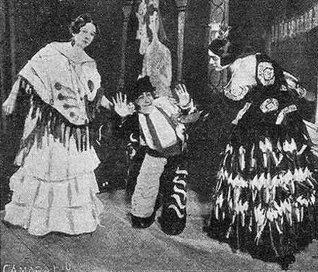 La Rubia de Jerez, Mate sin Pies y María de Albaicín en Cuadro Flamenco (La Esfera, 9-7-1921).