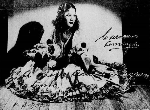 Carmen Amaya (Cinearte, abril de 1938).
