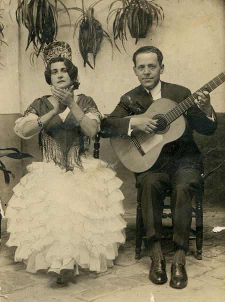 Antonia García, la Minerita, y Manuel Rodríguez. Foto de Pilar Rodríguez.