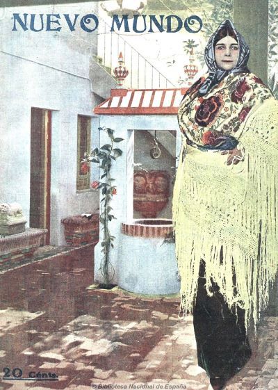 Pastora Imperio en portada de la revista Nuevo Mundo (16-4-1914).