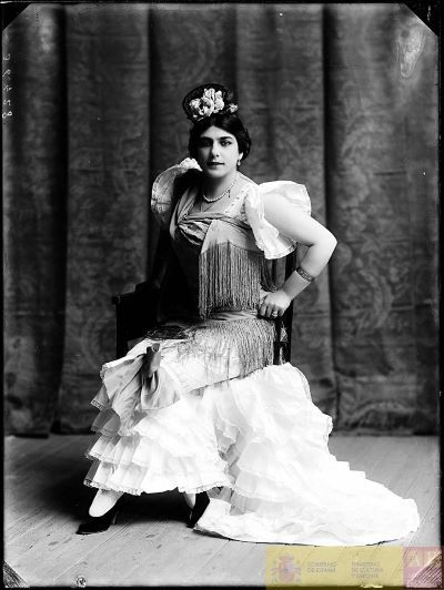 Pastora Imperio (Archivo PARES. Ministerio de Cultura y Deporte).
