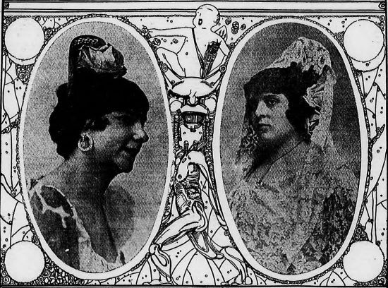 Pastora Imperio y Josefina Chimenti (Crítica, 31-8-1915).