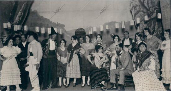 Estreno de El suspiro del moro en el teatro Martin (Archivo ABC).