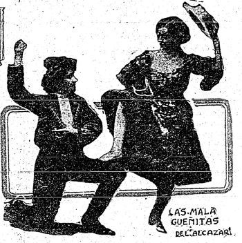 Encarnación Hurtado y Mercedes Serra (El Imparcial, 16-5-1910).
