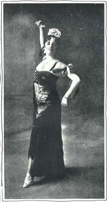 La Malagueñita (Caras y Caretas, 29-1-1916).
