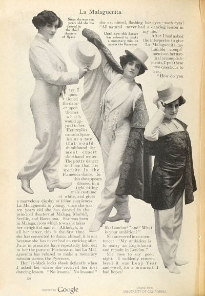Entrevista a Encarnación Hurtado en Cosmopolitan, julio de 1912 (segunda página).