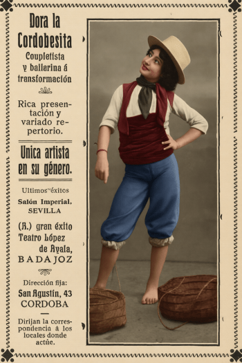 Anuncio de Dora la Cordobesita (Eco Artístico, 25-6-1914). 