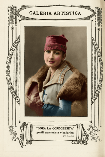 Dora la Cordobesita (Toros y toreros, 5-6-1917, p. 13). 