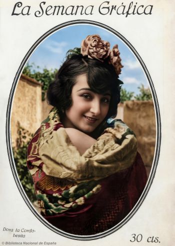 Dora la Cordobesita, en portada de La Semana Gráfica, 25-8-1923.