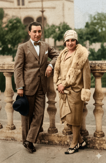 Dorita y Chicuelo en Sevilla. El Día Gráfico, 18-10-1927, p. 1.