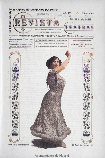 La Salerito (Revista Teatral, 10-7-1912, p. 1).